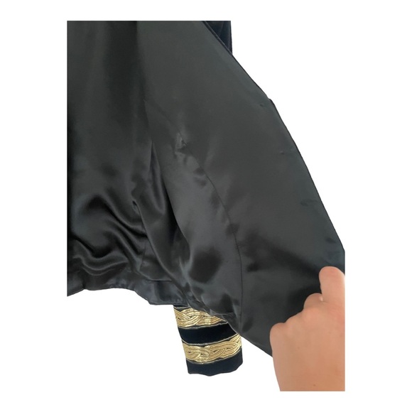 Vintage French Velvet and Gold Women’s Blazer size 40 by Jeannette Miner Paris - Picture 16 of 16